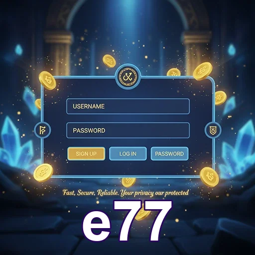 Acesse o site oficial e77 com suporte humano