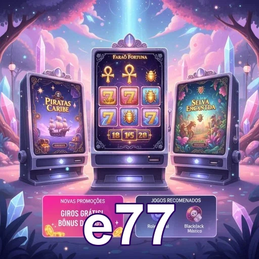 Tela de login seguro da e77 no celular