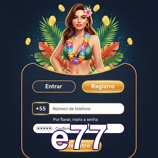 Celular com Pix e saque rápido no e77