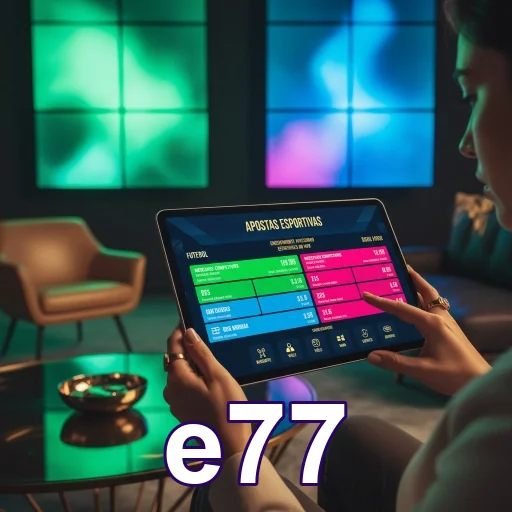 Tela mobile da e77 com regras claras de promoções